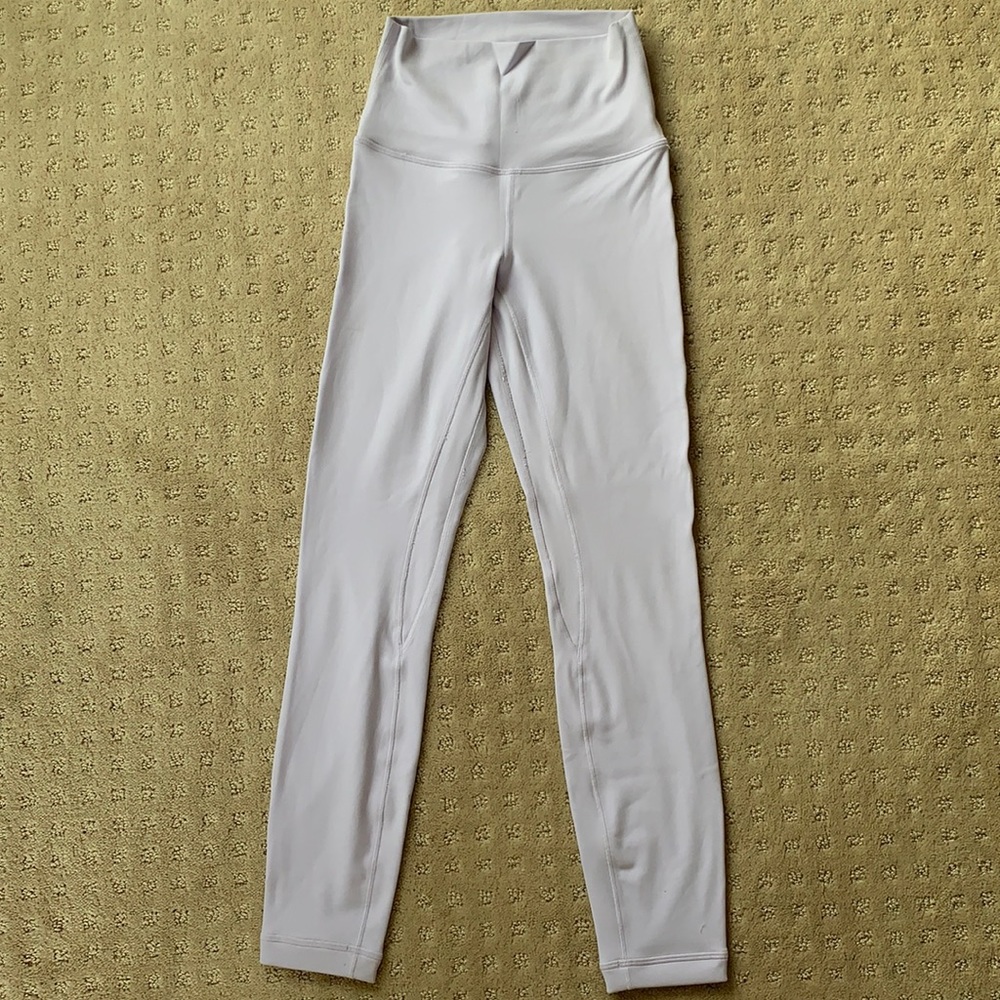 Lavender align 25” lululemon leggings